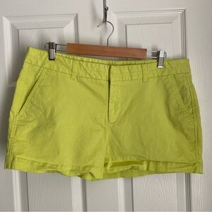 Women’s Khaki by Gap 3” City Shorts Lime Green Size 14